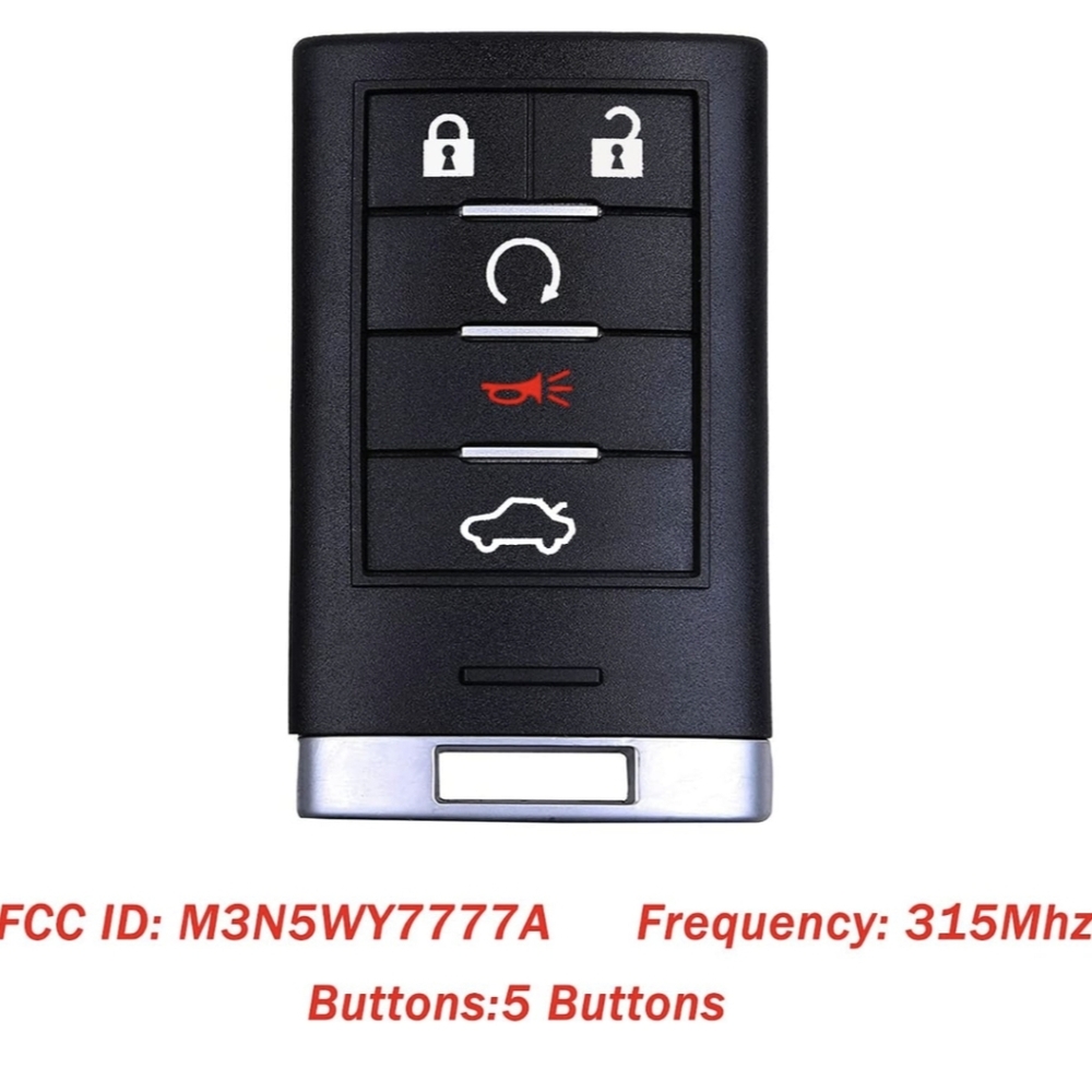 NIP Remote Key Replacement For Cadillac - Picture 4 of 10